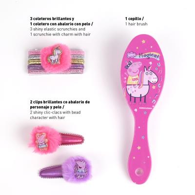 Cerda PEPPA PIG , Пепа Пиг, комплект аксесоари за коса 8 бр., 2500001895, розов 2500001895 Cerda PEPPA PIG , Пепа Пиг, комплект аксесоари за коса 8 бр., 2500001895, розов 2500001895