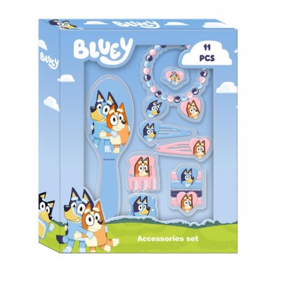 Cerda Комплект детски модни аксесоари BLUEY, T 2500002840, момиче, синьо и розово Cerda Комплект детски модни аксесоари BLUEY, T 2500002840, момиче, синьо и розово