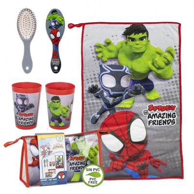 Cerda, SPIDEY детска тоалетна чанта с аксесоари, 2500002854 синя, многоцветна 2500002853 Cerda, SPIDEY детска тоалетна чанта с аксесоари, 2500002854 синя, многоцветна 2500002853