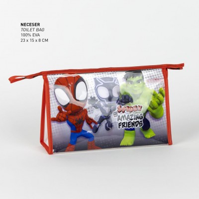Cerda, SPIDEY детска тоалетна чанта с аксесоари, 2500002854 синя, многоцветна 2500002853 Cerda, SPIDEY детска тоалетна чанта с аксесоари, 2500002854 синя, многоцветна 2500002853