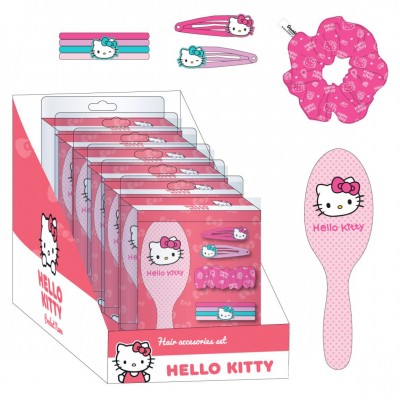 Cerda Mодни аксесоари с четка Hello Kitty, 2500003228, момиче, розово, многоцветно Cerda Mодни аксесоари с четка Hello Kitty, 2500003228, момиче, розово, многоцветно