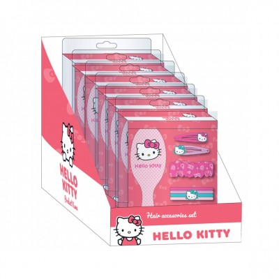 Cerda Mодни аксесоари с четка Hello Kitty, 2500003228, момиче, розово, многоцветно Cerda Mодни аксесоари с четка Hello Kitty, 2500003228, момиче, розово, многоцветно
