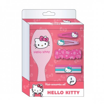 Cerda Mодни аксесоари с четка Hello Kitty, 2500003228, момиче, розово, многоцветно Cerda Mодни аксесоари с четка Hello Kitty, 2500003228, момиче, розово, многоцветно