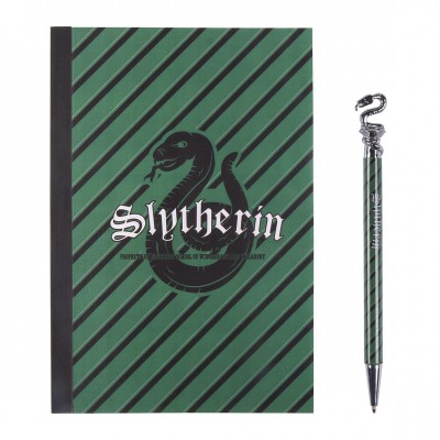 Cerda комплект бележник с химикалка, HARRY POTTER SLYTHERIN, 2700000462, зелен Cerda комплект бележник с химикалка, HARRY POTTER SLYTHERIN, 2700000462, зелен