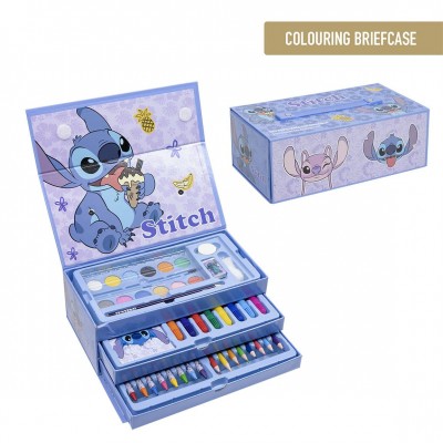 Детски рисувателен комплект в куфарче 3 нива, STITCH, 2700000827, лилав, ногоцветен 2700000827 Детски рисувателен комплект в куфарче 3 нива, STITCH, 2700000827, лилав, ногоцветен 2700000827