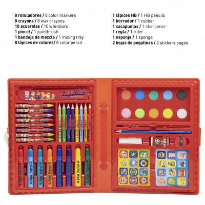 Детски рисувателен комплект, куфарче, PAW PATROL , 52 ел., 2700000841, момче, многоцветен 2700000841
