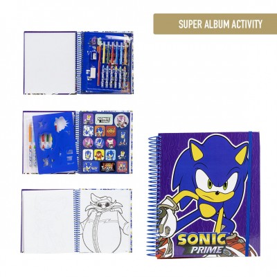 Cerda Детски креативен албум SONIC PRIME, 2700000853, син 2700000853