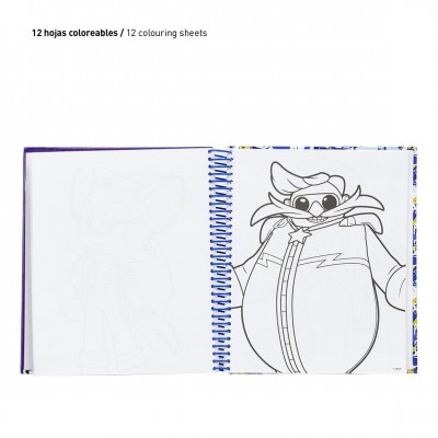 Cerda Детски креативен албум SONIC PRIME, 2700000853, син 2700000853
