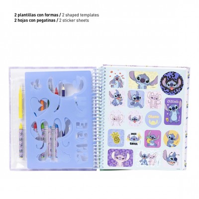 Cerda, Детски креативен албум STITCH, Стич, 2700000854, розовв, многоцветен Cerda, Детски креативен албум STITCH, Стич, 2700000854, розовв, многоцветен