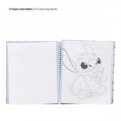 Cerda, Детски креативен албум STITCH, Стич, 2700000854, розовв, многоцветен Cerda, Детски креативен албум STITCH, Стич, 2700000854, розовв, многоцветен