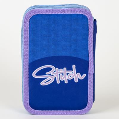 Cerda Несесер за училище 2 ципа STITCH , пълен, 2700001141, лилав 2700001141 Cerda Несесер за училище 2 ципа STITCH , пълен, 2700001141, лилав 2700001141