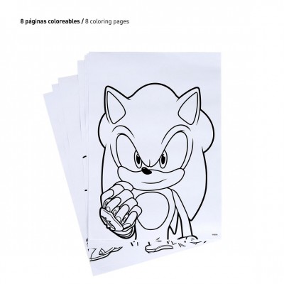 Cerda Рисувателен комплект SONIC PRIME, 2700001223, многоцветен 2700001223 Cerda Рисувателен комплект SONIC PRIME, 2700001223, многоцветен 2700001223