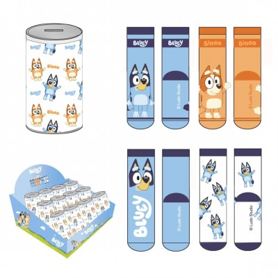 Cerda Комплект чорапи в кутия-касичка Bluey, Т 2900002668, момче, син, многоцветен Cerda Комплект чорапи в кутия-касичка Bluey, Т 2900002668, момче, син, многоцветен