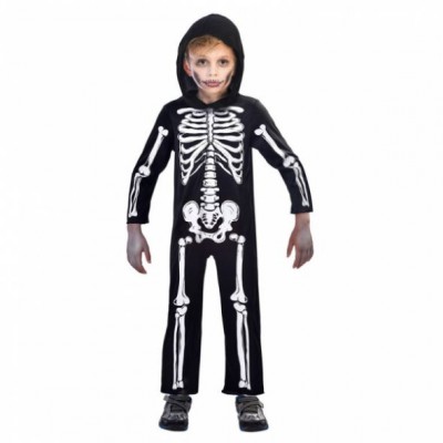 Amscan, Детски карнавален костюм Хелоуин, Skeleton, Скелет, R 0194099008679, момче, момиче Amscan, Детски карнавален костюм Хелоуин, Skeleton, Скелет, R 0194099008679, момче, момиче