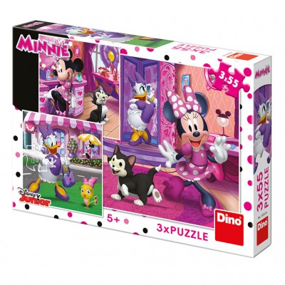 Пъзел DINO Day with MINNIE Mouse, Ден с Мини Маус – 3 х 55 части Код: 335226, 180 х 180мм 335226 Пъзел DINO Day with MINNIE Mouse, Ден с Мини Маус – 3 х 55 части Код: 335226, 180 х 180мм 335226