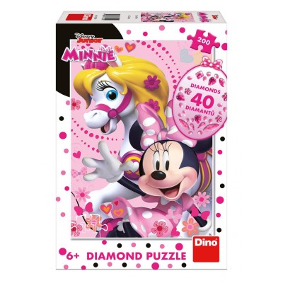 DINO- ДИАМАНТЕН ПЪЗЕЛ 200 елемента, MINNIE MOUSE, Мини Маус, код 422209, многоцветен 422209 DINO- ДИАМАНТЕН ПЪЗЕЛ 200 елемента, MINNIE MOUSE, Мини Маус, код 422209, многоцветен 422209