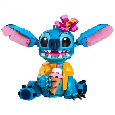 LEGO, Конструктор Disney Стич, R 43249, 730 части, син, многоцветен LEGO, Конструктор Disney Стич, R 43249, 730 части, син, многоцветен