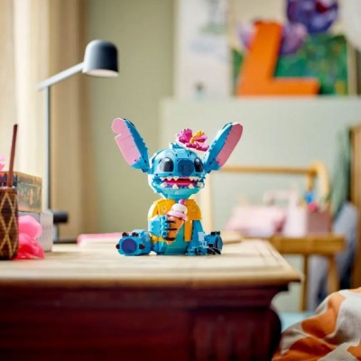 LEGO, Конструктор Disney Стич, R 43249, 730 части, син, многоцветен LEGO, Конструктор Disney Стич, R 43249, 730 части, син, многоцветен