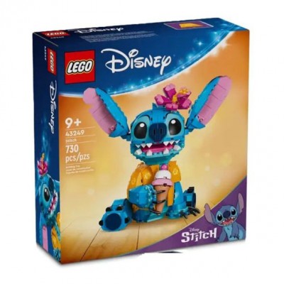 LEGO, Конструктор Disney Стич, R 43249, 730 части, син, многоцветен LEGO, Конструктор Disney Стич, R 43249, 730 части, син, многоцветен