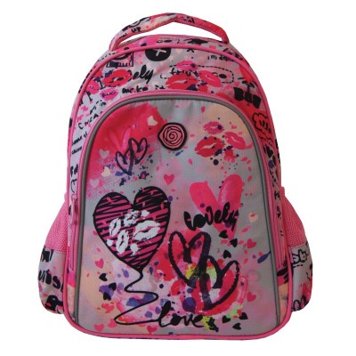 KAOS Малка раница LOVELY LOVE, Сърце, 44925, за момиче, розова, многоцветна 44925