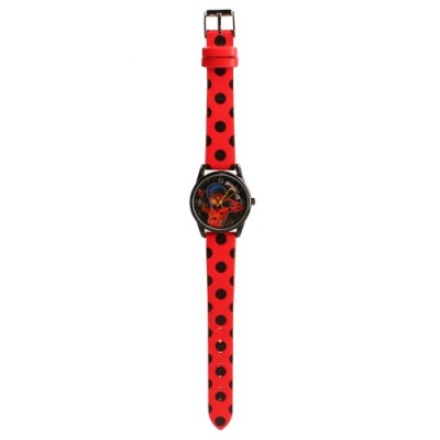 Vadobag Детски часовник LADY BUG MIRACULOUS Super Herpez, 460-2035, за момиче, червен 460-2035 Vadobag Детски часовник LADY BUG MIRACULOUS Super Herpez, 460-2035, за момиче, червен 460-2035