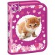 Bambino Premium Ученически несесер с един цип, празен, CAT, коте,606809, за момиче, розов 606809 Bambino Premium Ученически несесер с един цип, празен, CAT, коте,606809, за момиче, розов 606809