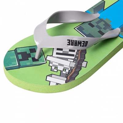 MINECRAFT джапанки, 9709331, зелени, многоцветни 9709331 MINECRAFT джапанки, 9709331, зелени, многоцветни 9709331