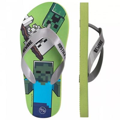 MINECRAFT джапанки, 9709331, зелени, многоцветни 9709331 MINECRAFT джапанки, 9709331, зелени, многоцветни 9709331