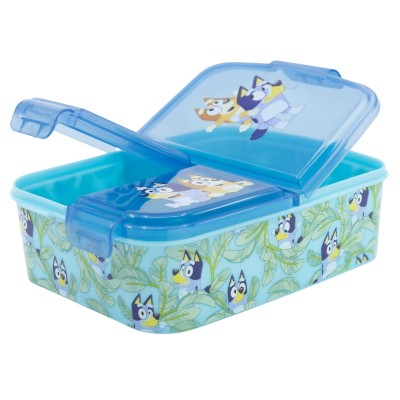 Stor Кутия за храна Bluey, 50620, 3 отделения, момче, многоцветен Stor Кутия за храна Bluey, 50620, 3 отделения, момче, многоцветен