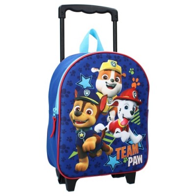 Vadobag Детска 3D раница на колела PAW PATROL Friends Aroun Town, Пес Патрул, 520-2590, за момче, синя 520-2590 Vadobag Детска 3D раница на колела PAW PATROL Friends Aroun Town, Пес Патрул, 520-2590, за момче, синя 520-2590