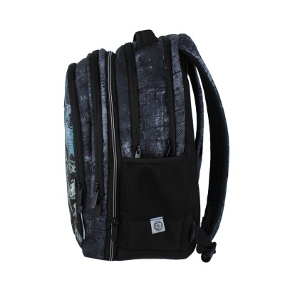 Kaos Ученическа раница 2 в 1 Carver, 54174, момче, черна, многоцветна Kaos Ученическа раница 2 в 1 Carver, 54174, момче, черна, многоцветна