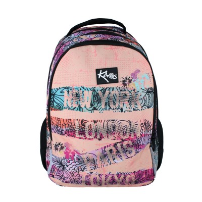 Kaos Ученическа раница 2 в 1 Cityway, 54175, момиче, многоцветна Kaos Ученическа раница 2 в 1 Cityway, 54175, момиче, многоцветна