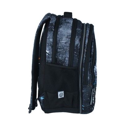Kaos Ученическа раница 2 в 1 Porto, 54187, момче, черна, многоцветна Kaos Ученическа раница 2 в 1 Porto, 54187, момче, черна, многоцветна