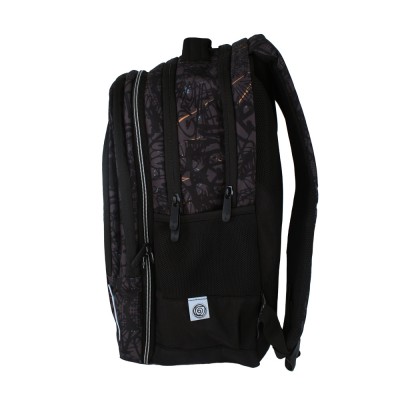 Kaos Ученическа раница 2 в 1 Sunfire, 54194, черна, многоцветна Kaos Ученическа раница 2 в 1 Sunfire, 54194, черна, многоцветна