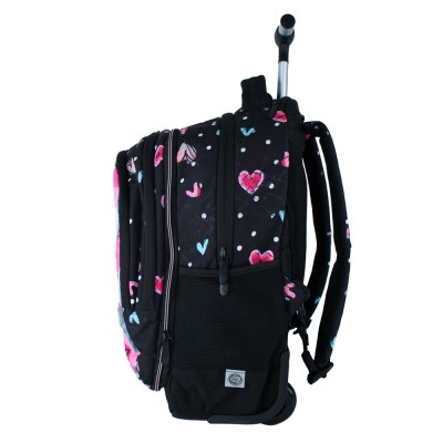 Kaos Ученическа раница 2 в 1 с колела Flightheart, 54315, момиче, многоцветна Kaos Ученическа раница 2 в 1 с колела Flightheart, 54315, момиче, многоцветна
