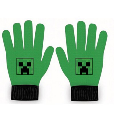 MINECRAFT Детски ръкавици Майнкрафт, 553781, 7- 12 години, момче, зелено и черно 553781 MINECRAFT Детски ръкавици Майнкрафт, 553781, 7- 12 години, момче, зелено и черно 553781