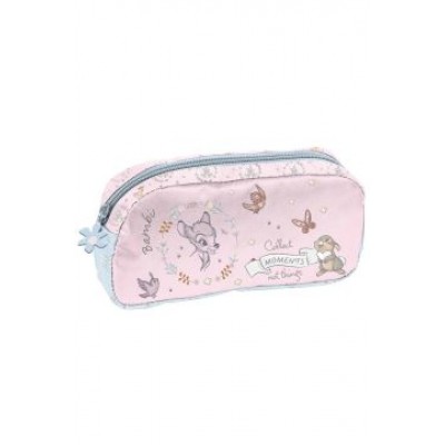 Paso несесер с 1 цип, мек BAMBI, DB22DD-004, синьо и розово, за момиче DB22DD-004 Paso несесер с 1 цип, мек BAMBI, DB22DD-004, синьо и розово, за момиче DB22DD-004