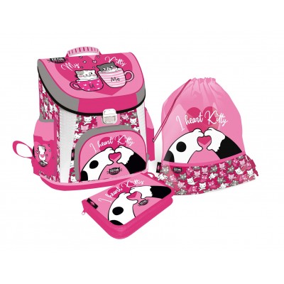 Lizzy Card Комплект 3 в 1 KITTOK Heart Kitty, T 24117403, момиче, розово, многоцветна Lizzy Card Комплект 3 в 1 KITTOK Heart Kitty, T 24117403, момиче, розово, многоцветна