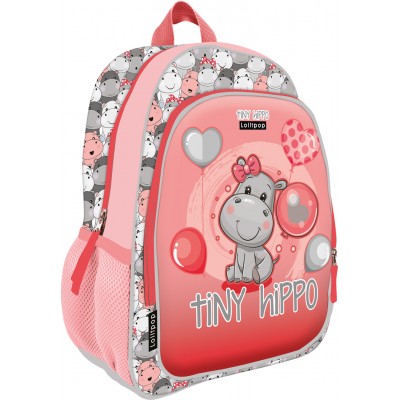 Lizzy Card Ученическа раница Lollipop Thiny Hippo, T 24120763, момиче, многоцветен
