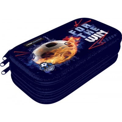 Lizzy Card Ученически несесер с 3 ципа TOP LEAGUE Win, T 24123002, Празен, момиче, многоцветен Lizzy Card Ученически несесер с 3 ципа TOP LEAGUE Win, T 24123002, Празен, момиче, многоцветен