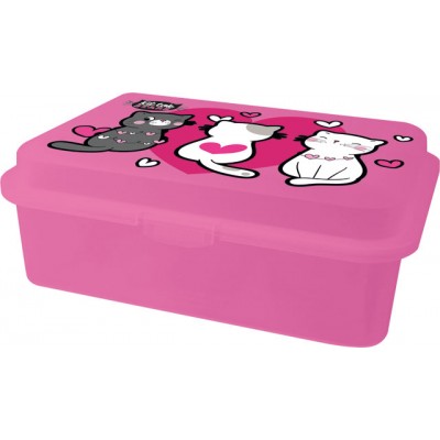 Lizzy Card Кутия за храна KITTOK Heart Kitty, T 24127503, момиче, многоцветен Lizzy Card Кутия за храна KITTOK Heart Kitty, T 24127503, момиче, многоцветен