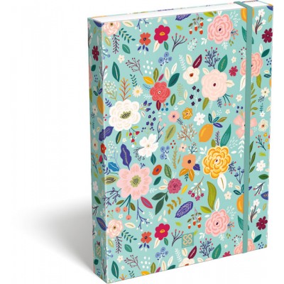 Lizzy card Кутия с ластик A4 CORNELL Flower, T 24129147, момиче, многоцветна Lizzy card Кутия с ластик A4 CORNELL Flower, T 24129147, момиче, многоцветна
