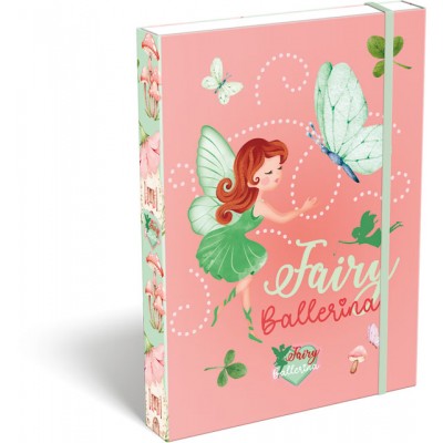 Lizzy card Кутия с ластик A5 FAIRY BALLERINA Dance, T 24129814, момиче, многоцветна T 24129814 Lizzy card Кутия с ластик A5 FAIRY BALLERINA Dance, T 24129814, момиче, многоцветна T 24129814