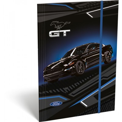 Lizzy Card Папка А4 с ластик FORD Black, T 24131015, момче, многоцветна