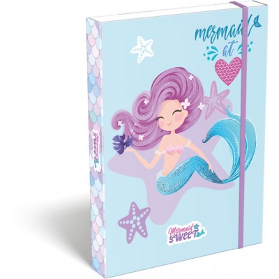 Lizzy card Кутия с ластик A5 MERMAID Sweet, T 24134001, момиче, многоцветна Lizzy card Кутия с ластик A5 MERMAID Sweet, T 24134001, момиче, многоцветна