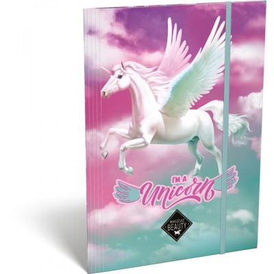 Lizzy Card Папка А4 с ластик MAGICAL BEAUTY Magic, T 24134101, момиче, многоцветна