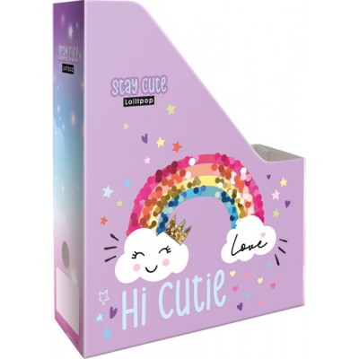 Lizzy card Вертикална поставка за документи LOLLIPOP Stay Cute, T 24139464, момиче, лилава, многоцветна Lizzy card Вертикална поставка за документи LOLLIPOP Stay Cute, T 24139464, момиче, лилава, многоцветна
