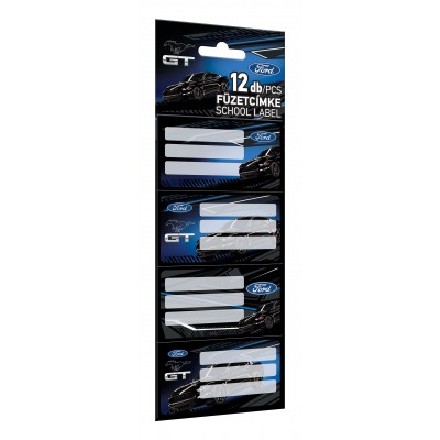 Lizzy Card Етикети FORD Black, T 24150915, 12 броя, момче, многоцветен Lizzy Card Етикети FORD Black, T 24150915, 12 броя, момче, многоцветен