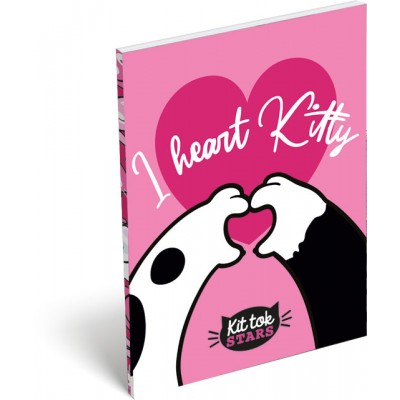 Lizzy Card Тефтерче А7 KITTOK Heart Kitty, Т 24151303, момиче, многоцветен Lizzy Card Тефтерче А7 KITTOK Heart Kitty, Т 24151303, момиче, многоцветен