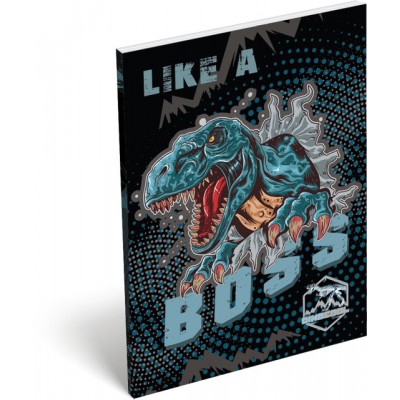 Lizzy Card Тефтерче А7 DINO COOL Boss, Т 24151802, момче, многоцветен Т 24151802 Lizzy Card Тефтерче А7 DINO COOL Boss, Т 24151802, момче, многоцветен Т 24151802